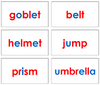 Phonetic Word Cards Level 2 - Montessori language cards