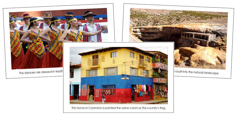 South America Continent Cards - Montessori Print Shop Digital Download geography
