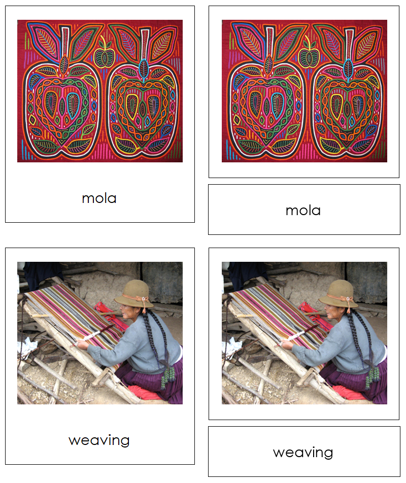 Culture of South America 3-Part Cards - Montessori Print Shop Digital Download