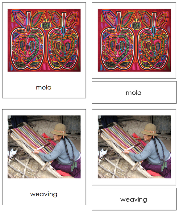 Culture of South America 3-Part Cards - Montessori Print Shop Digital Download