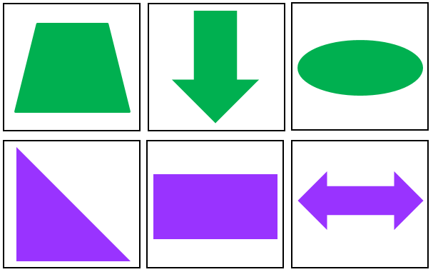 Shapes & Colors Matching Cards