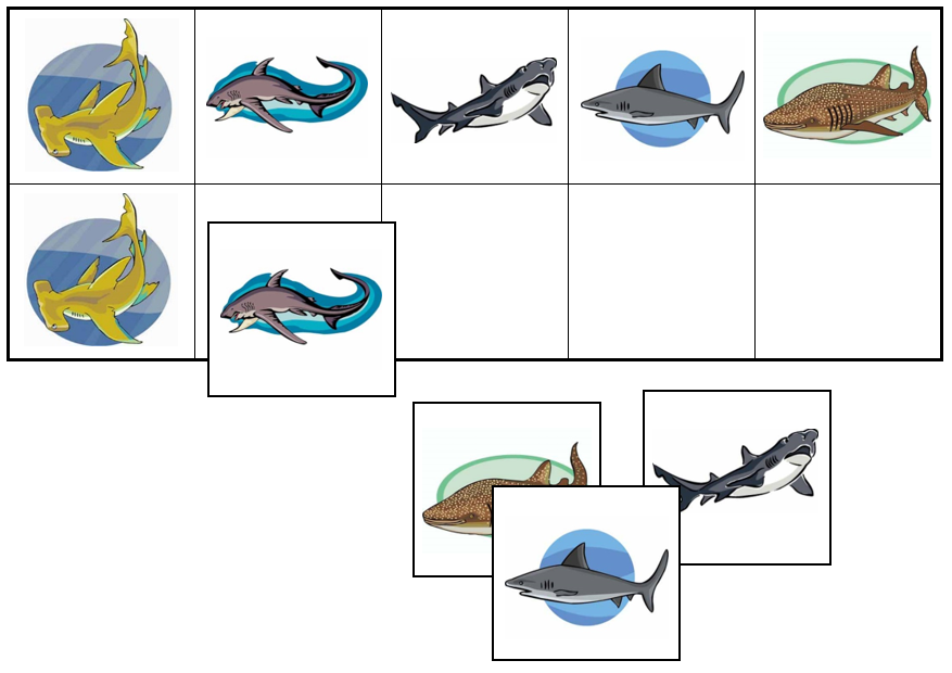 Shark Match-Up & Memory Game - Montessori Print Shop Digital Download