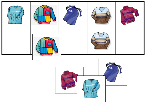 Shirt Match-Up & Memory Game - Montessori Print Shop Digital Download