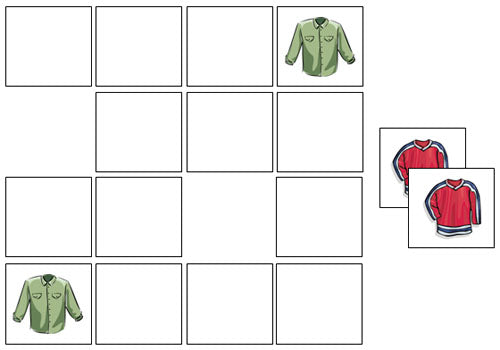 Shirt Match-Up & Memory Game - Montessori Print Shop Digital Download