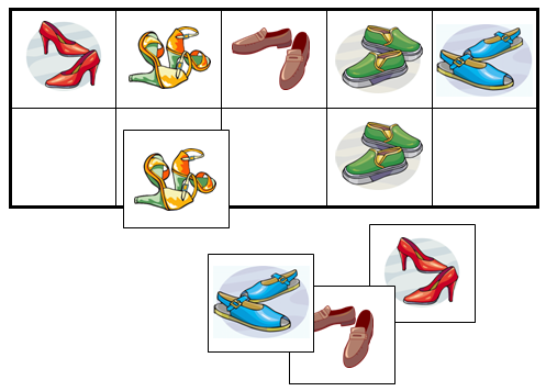 Shoe Match-Up & Memory Game - Montessori Print Shop