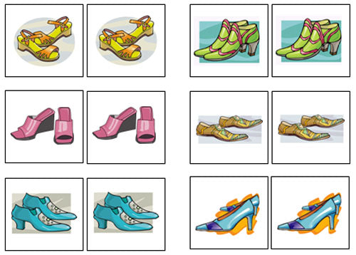 Shoe Match-Up & Memory Game - Montessori Print Shop Digital Download