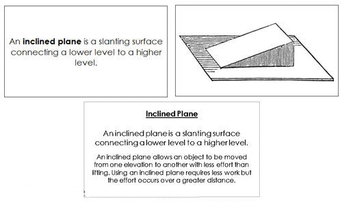 Simple Machines Chart & Cards - Montessori Print Shop