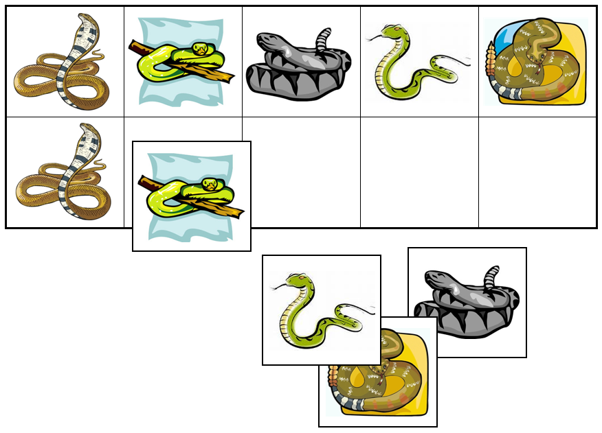 Snake Match-Up & Memory Game - Montessori Print Shop Digital Download