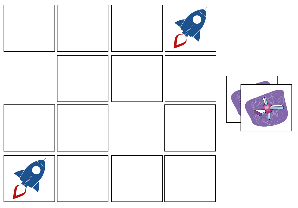 Space Match-Up & Memory Game - Montessori Print Shop Digital Download preschool activity