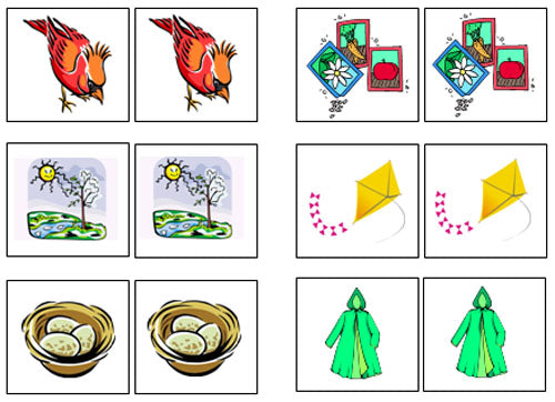 Spring Match-Up & Memory Game - Montessori Print Shop Digital Download