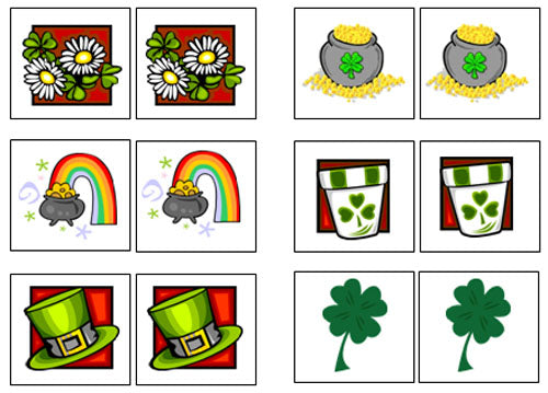 St. Patrick's Day Match-Up & Memory Game - Montessori Print Shop Digital Download