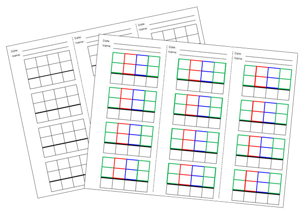Montessori Stamp Game Paper - Montessori Print Shop Digital Download printable math materials