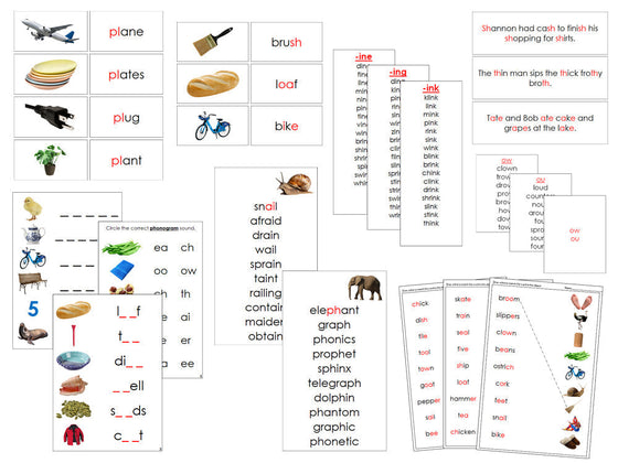 Step 3 Language Series Bundle (photos) - Montessori Print Shop language program