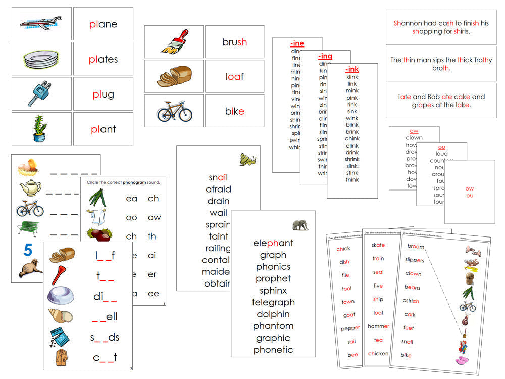 Montessori Step 3 Language Series Bundle - Montessori Print Shop Digital Download language program