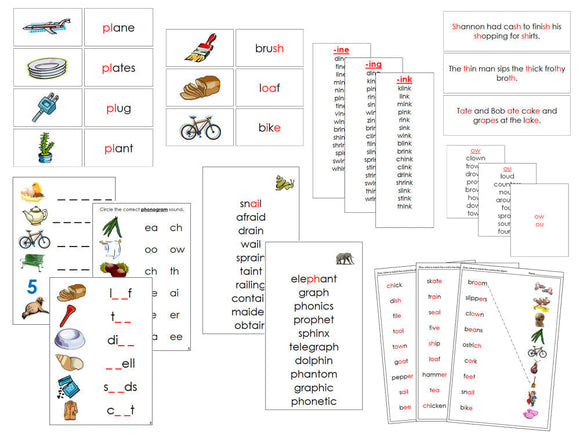 Montessori Step 3 Language Series Bundle - Montessori Print Shop language program