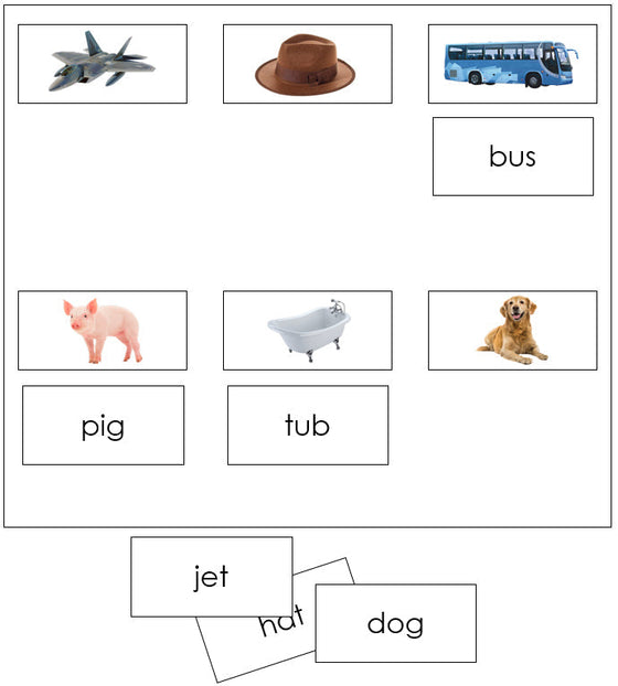 Step 1: Sheets & Labels - Montessori language materials