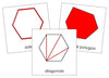 Study of a Polygon Cards - Montessori Print Shop geometry cards