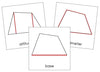 Study of a Quadrilateral Cards - Montessori Print Shop geometry cards