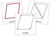 Study of a Rhombus Cards - Montessori Print Shop geometry