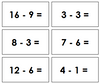 Montessori Subtraction Equation Slips - Montessori Print Shop