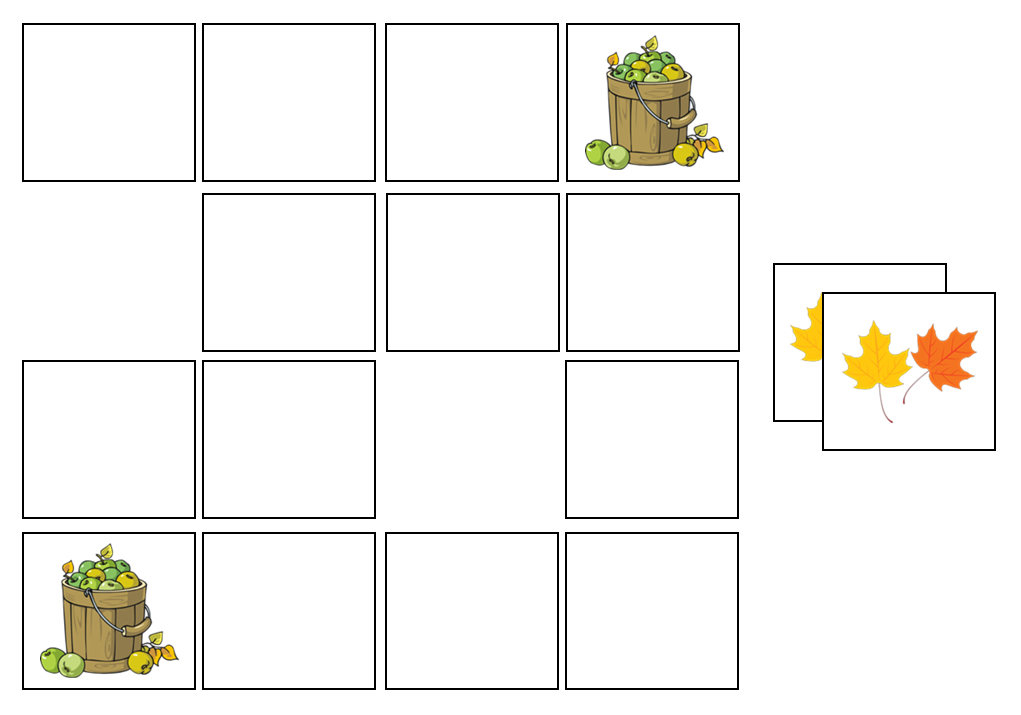 Thanksgiving Match-Up & Memory Game - Montessori Print Shop preschool activity