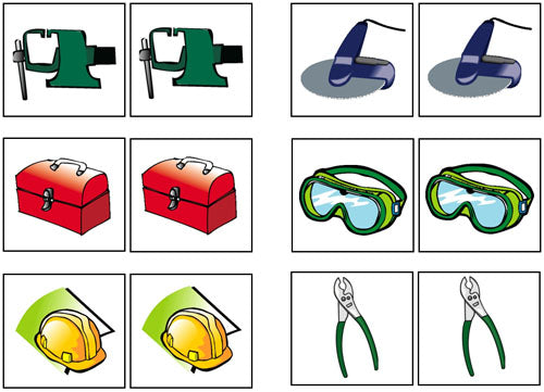 Tool Match-Up & Memory - Montessori Print Shop