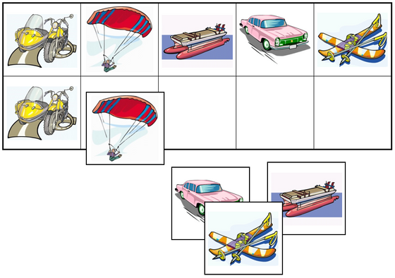 Transportation Match-Up & Memory Game - Montessori Print Shop Digital Download