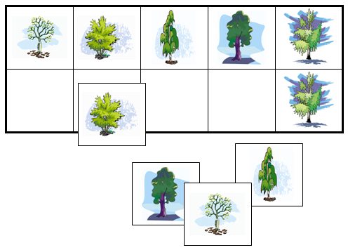 Tree Match-Up & Memory Game - Montessori Print Shop Digital Download