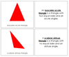 Types of Triangles Geometry Book - Montessori Print Shop