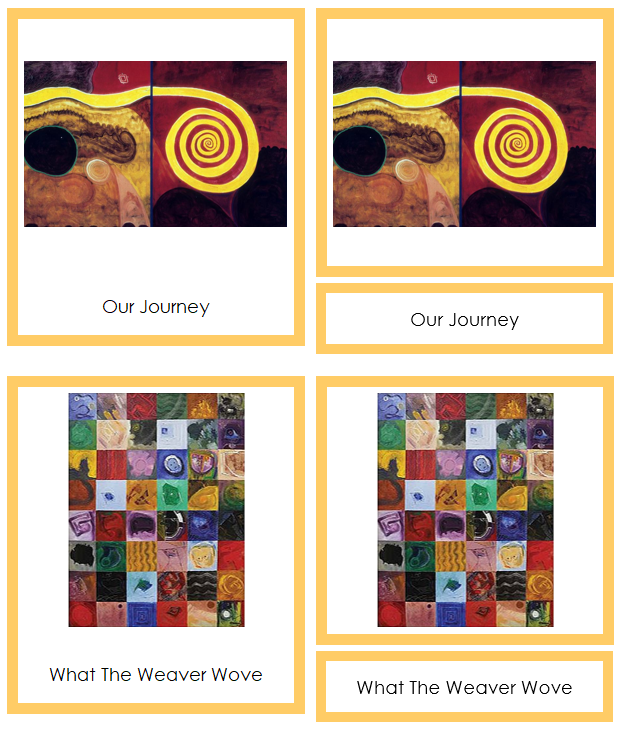Obiora Udechukwu 3-Part Art Cards (color-coded) - Montessori Print Shop Digital Download