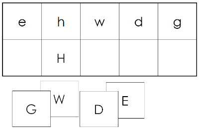 Uppercase and Lowercase Letter Match