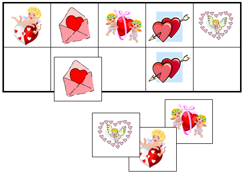 Valentine's Day Match-Up & Memory Game - Montessori Print Shop Digital Download