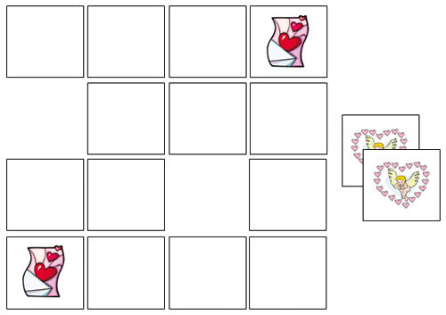 Valentine's Day Match-Up & Memory - Montessori Print Shop Digital Download
