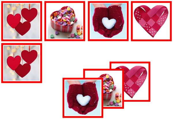 Valentine's Day matching cards - Montessori Print Shop Digital Download