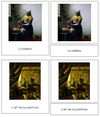 French - Johannes Vermeer Art Cards - Montessori Print Shop