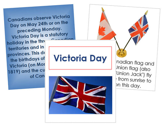 Victoria Day Cards & Booklet - Montessori Print Shop Digital Download