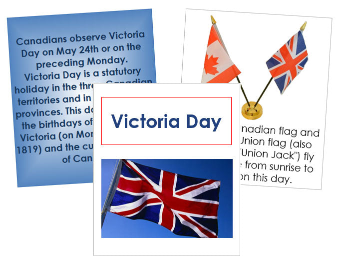 Victoria Day Cards & Booklet - Montessori Print Shop Digital Download