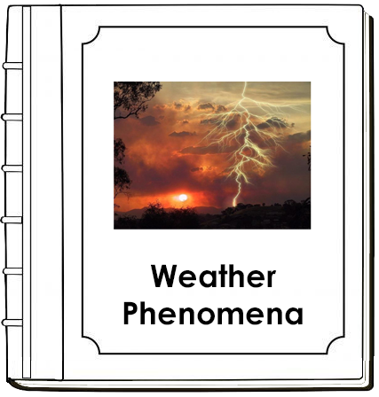 Types of Weather Phenomena Nomenclature Book - Montessori Print Shop Digital Download