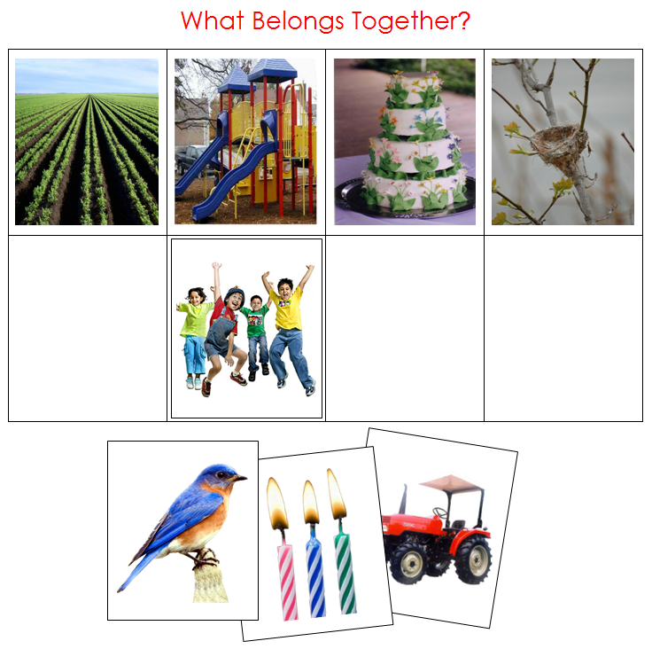 What Belongs Together? - Montessori Print Shop Digital Download