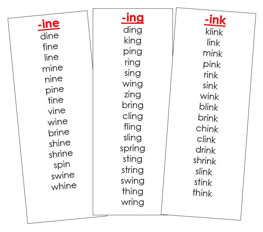 Montessori Step 3 Language Series Bundle - Word Family Cards - Montessori Print Shop language program