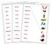 Step 3: Phonogram Word & Picture Match - Set 1 (photos) - Montessori Print Shop language program