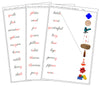 Step 3: Phonogram Word & Picture Match - Set 2 (photos) - CURSIVE - Montessori Print Shop phonogram lesson