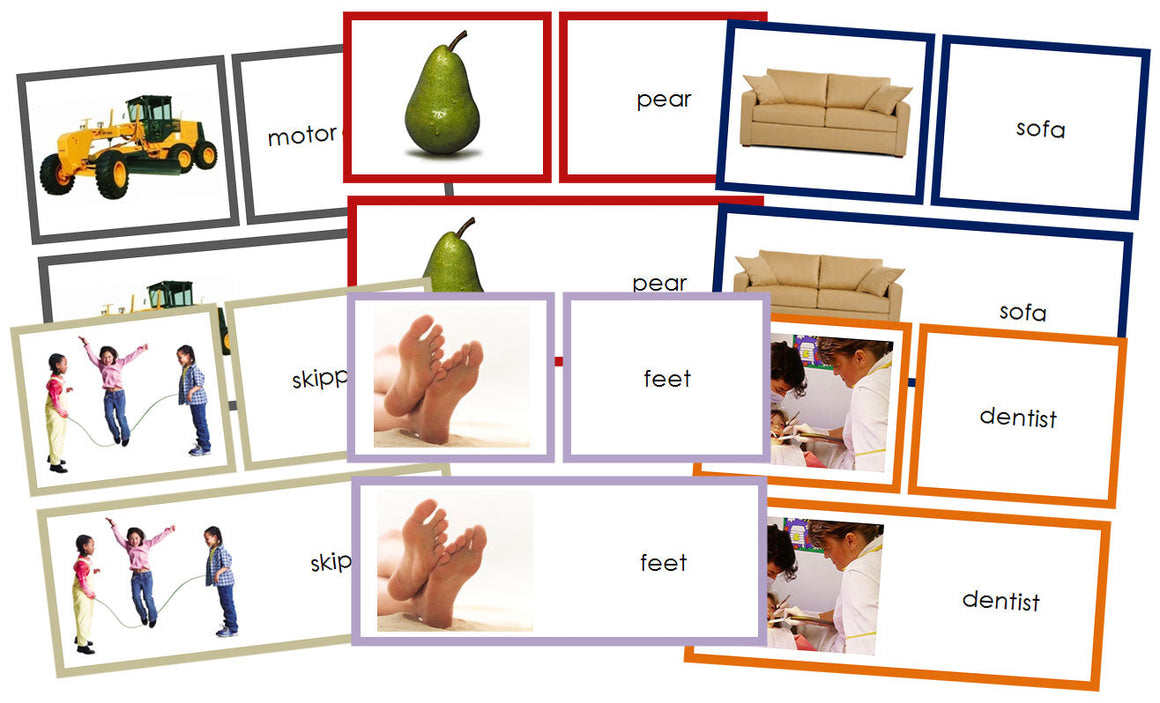 Words & Picture Cards Bundle - Montessori Print Shop Digital Download