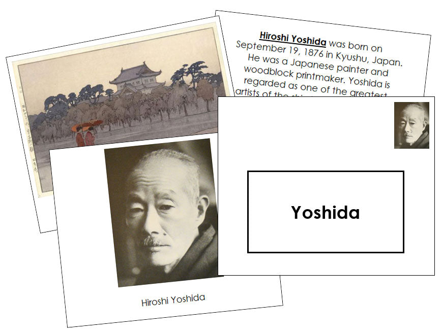 Hiroshi Yoshida Art Book - Montessori Print Shop Digital Download