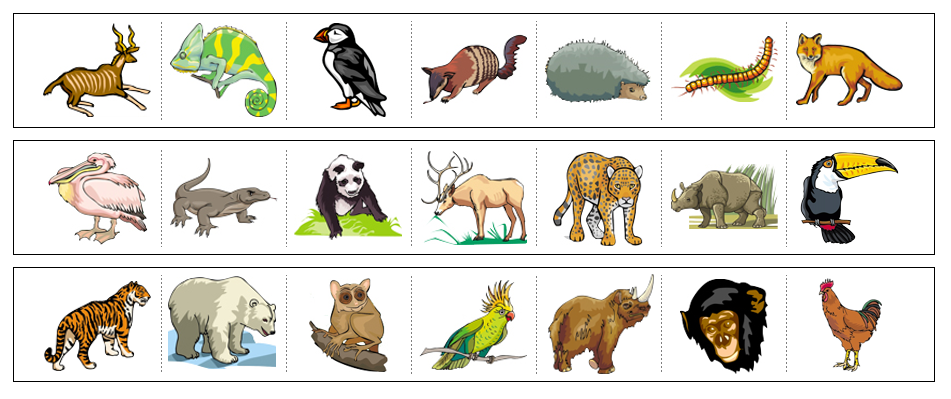 Zoo Animals Cutting Work - Montessori Print Shop Digital Download preschool scissors activity