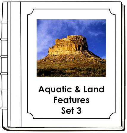 Aquatic & Land Features Book Set 3 - Montessori Print Shop Digital Download