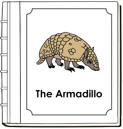 Parts of an Armadillo Nomenclature Book - Montessori Print Shop Digital Download