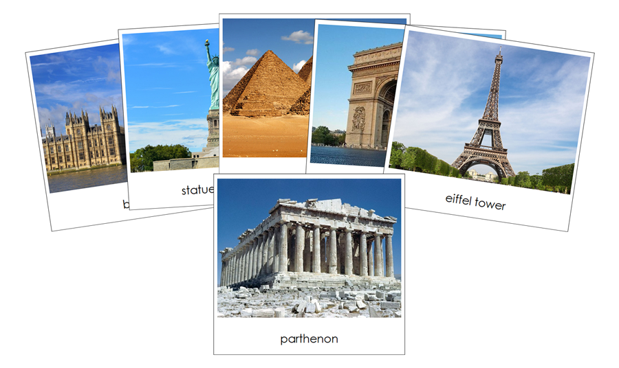 Around The World Safari TOOB Cards - Montessori Print Shop Digital Download