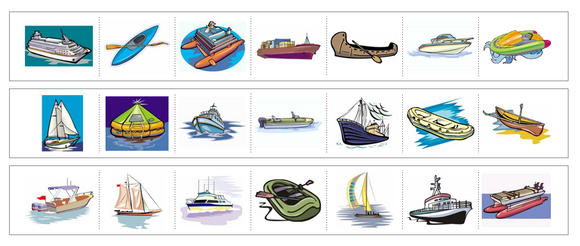 Boats Cutting Work - Preschool Activity by Montessori Print Shop