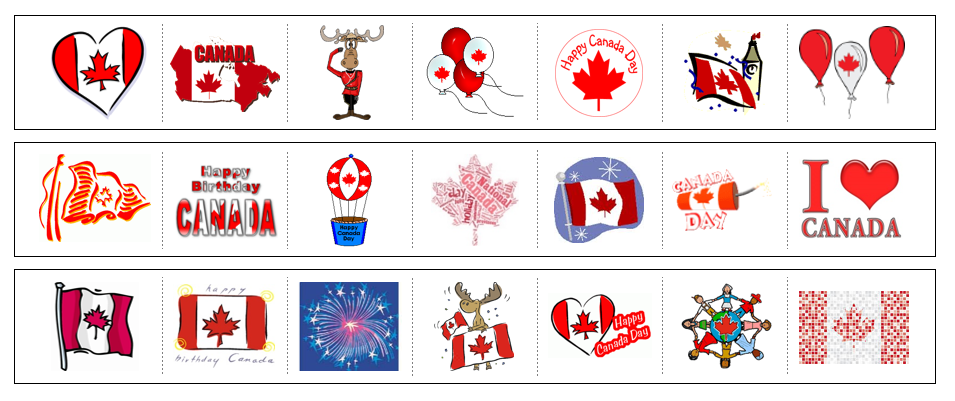 Canada Day Cutting Work - Montessori Print Shop Digital Download